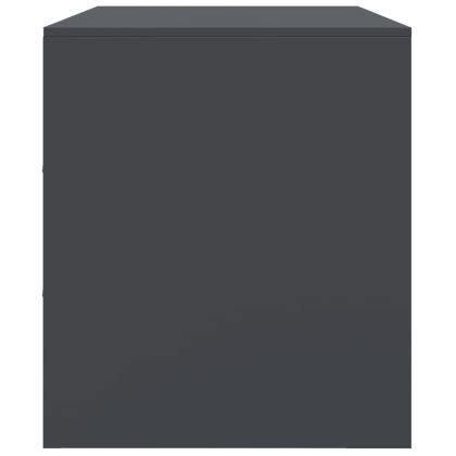 ТВ шкаф, антрацит, 99x39х44 см, стомана