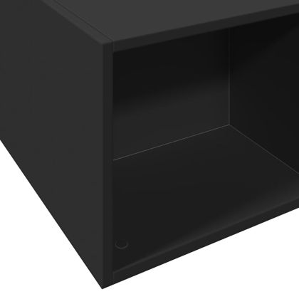 Рамка за легло, черна, 120x200 см, масивно дърво