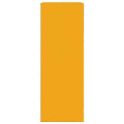 Бюфет, горчица жълто, 67x39x107 см, стомана