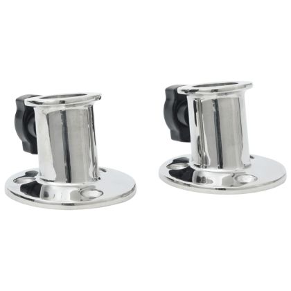 Кръгла основа за бимини за 26 мм тръба 2 бр неръждаема стомана