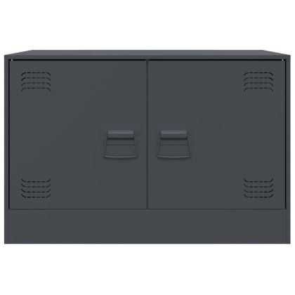 ТВ шкаф, антрацит, 67x39x44 см, стомана