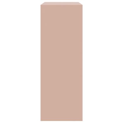 Бюфет, розов, 67x39x107 см, стомана