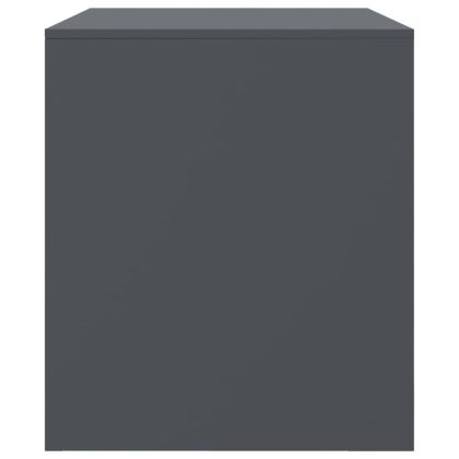 ТВ шкаф, антрацит, 67x39x44 см, стомана