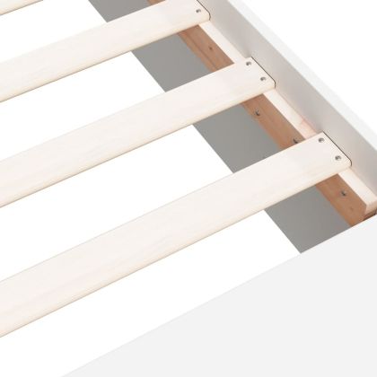 Рамка за легло, бяла, 90x190 см, инженерно дърво