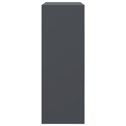 Бюфет, антрацит, 67x39x107 см, стомана