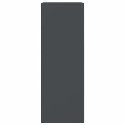 Бюфет, антрацит, 67x39x107 см, стомана