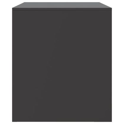 ТВ шкафове 2 бр антрацит 67x39x44 см стомана