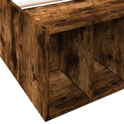 Рамка за легло, опушен дъб, 90x200 см, инженерно дърво