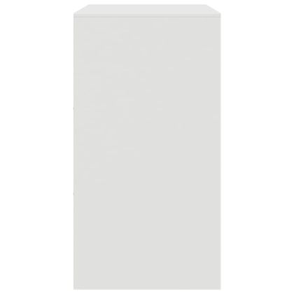 Бюфет, бял, 67x39x73 см, стомана