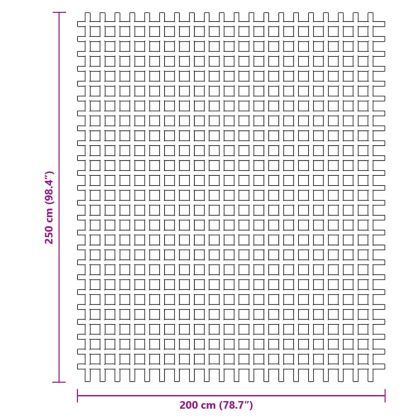 Килим за палатка, син, 2,5x2 м