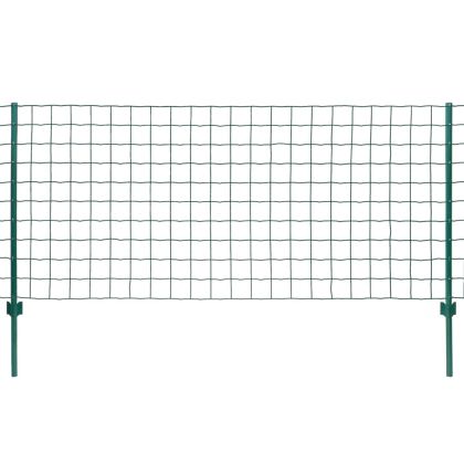 Евромрежа, стомана, 20x1,5 м, зелена