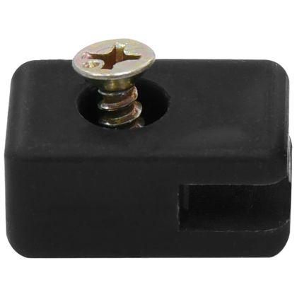 Държачи за оградна мрежа, с винт, 100 комплекта, антрацит