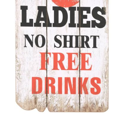 Закачалка за дрехи с 6 куки, 120х40 см, "MEN LADIES"