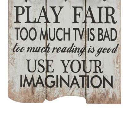 Закачалка за дрехи с 6 куки, 120х40 см, "THANK YOU"