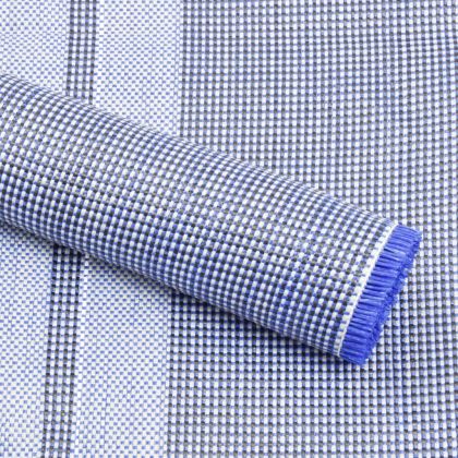 Килим за палатка, 600x250 см, син