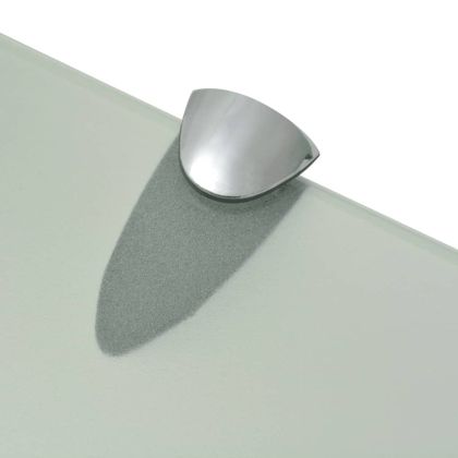 Подвижни рафтове, 2 бр, стъкло, 90x20 см, 8 мм