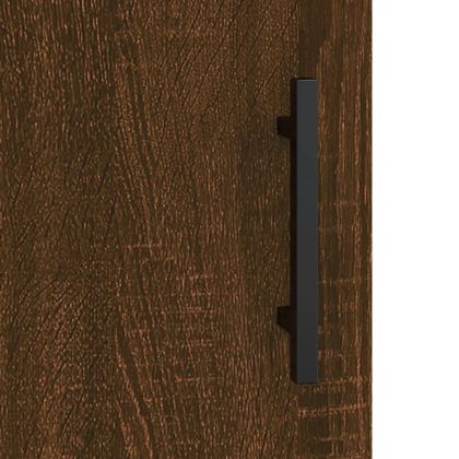 Стенни шкафове, 2 бр, кафяв дъб, инженерно дърво