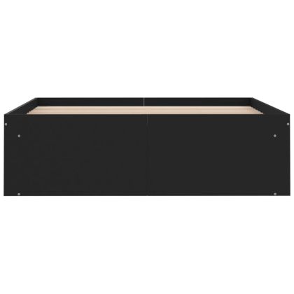 Рамка за легло черна 120x200 см