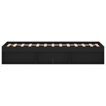 Рамка за легло черна 120x200 см