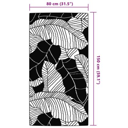 Килим за открито, ARAKIL зелен, 80x150 см, PP