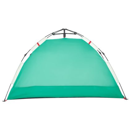 Плажна палатка, 2-местна, морско зелено, бързо освобождаване