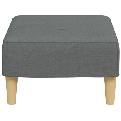 Табуретка, тъмносива, 77x55x31 см, плат