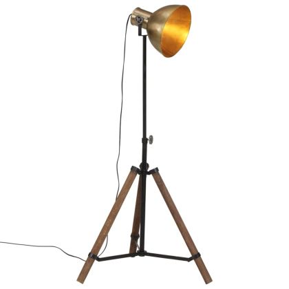 Подова лампа, 25 W, античен месинг, 75x75x90-150 см, E27