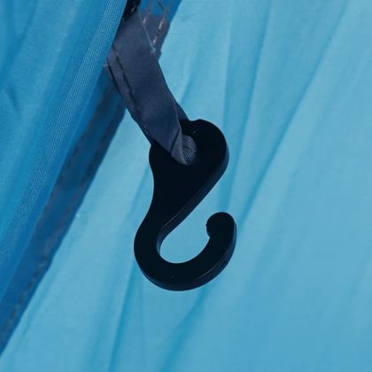 Семейна палатка, типи, 8-местна, синя, водоустойчива