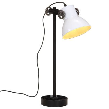 Настолна лампа, 25 W, бяла, 15x15x55 см, E27