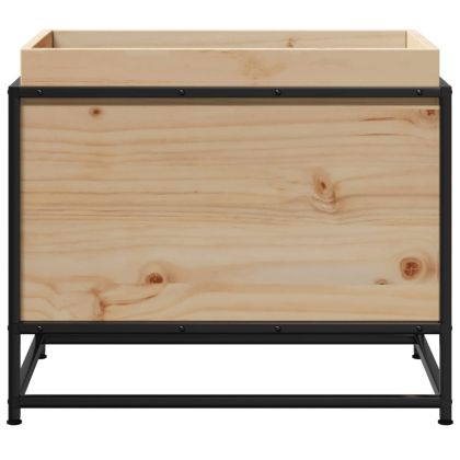 Градинска кашпа, 60x40x50 см, масивна борова дървесина