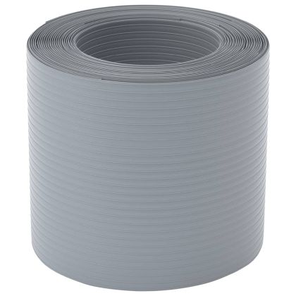 Ленти за покриване на огради 10 бр сив 252,5x19 см PVC