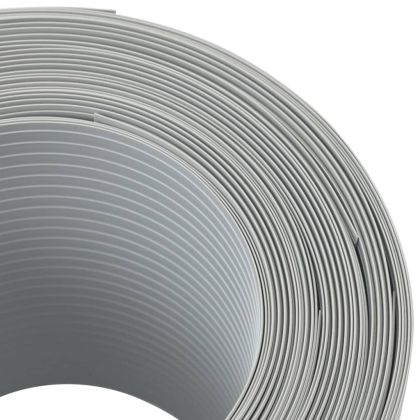 Ленти за покриване на огради 10 бр светлосив 252,5x19 см PVC