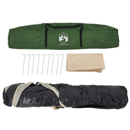 Семейна палатка куполна 6-местна зелена бързо освобождаване