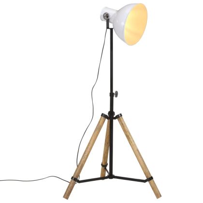 Подова лампа, 25 W, бяла, 75x75x90-150 см, E27