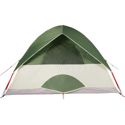 Куполна къмпинг палатка, 2-местна, зелена, водоустойчива