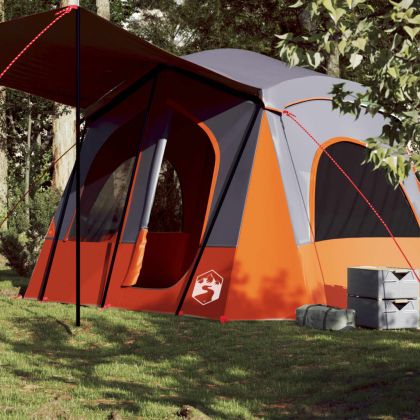 Къмпинг палатка кабина, 5-местна, сива, водоустойчива