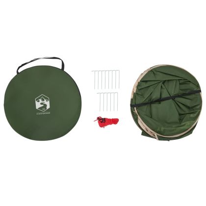 Палатка за уединение, зелена, изскачаща, водоустойчива