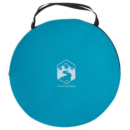 Палатка за уединение, синя, изскачаща, водоустойчива