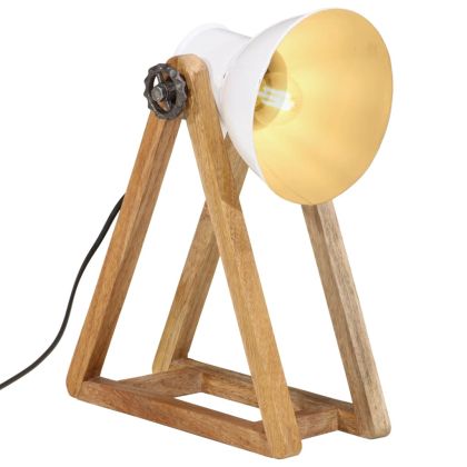 Настолна лампа, 25 W, бяла, 30x17x40 см, E27