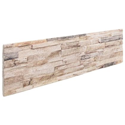 3D стенни панели 14 бр бяло и червено 100x25 см EPS