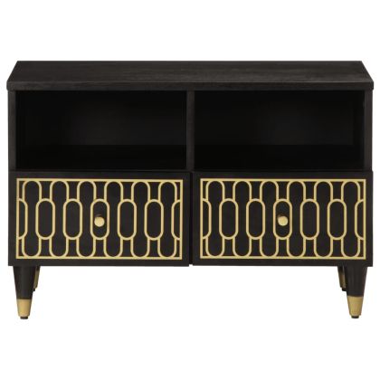 ТВ шкаф, 70x33x46 см, масивно мангово дърво