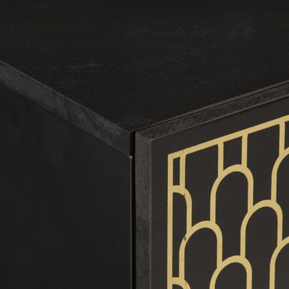 Нощно шкафче, 40x33x46 см, масивно мангово дърво