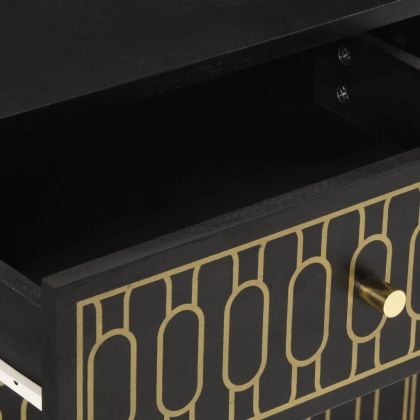 Нощно шкафче 50x33x60 см мангово дърво масив