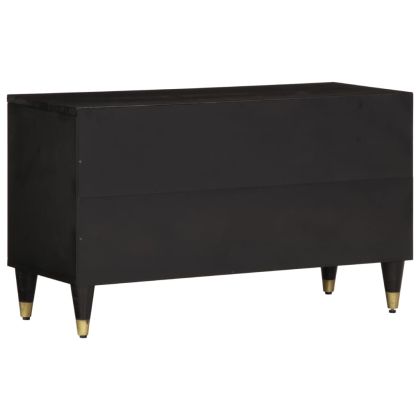 ТВ шкаф, 80x31,5x46 см, мангово дърво масив