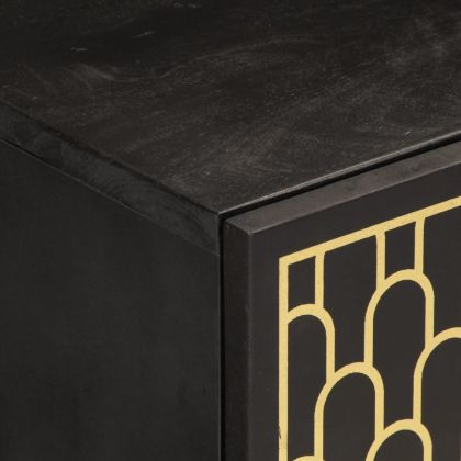 ТВ шкаф, 80x31,5x46 см, мангово дърво масив