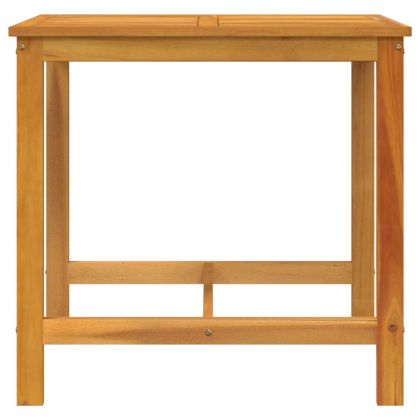 Балконски комплект от 3 части, масивна акациева дървесина