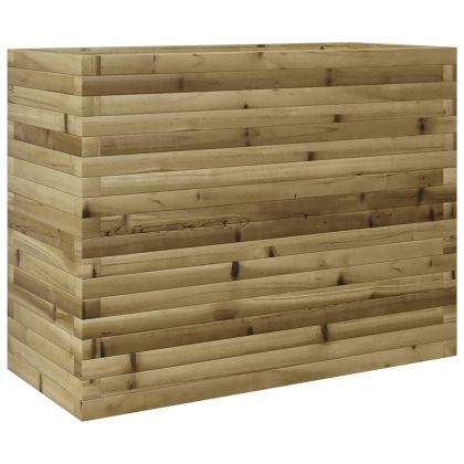 Градинска кашпа, 90x40x68,5 см, импрегнирано борово дърво