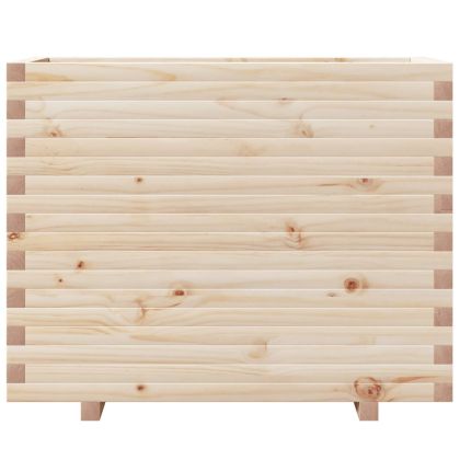 Градински сандък, 90x40x72,5 см, бор масив