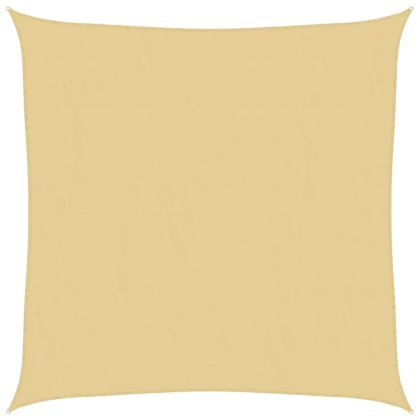 Слънцезащитно платно пясъчно 2,5x2,5 м 100% полиестер Оксфорд