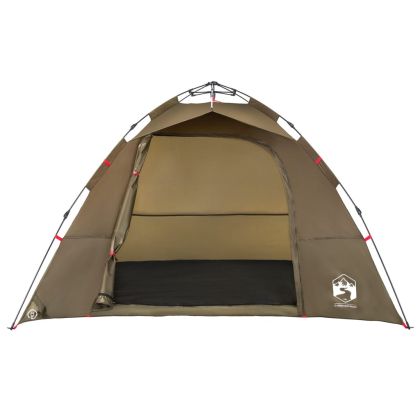 Риболовна палатка 4-местна масленозелена бързо освобождаване